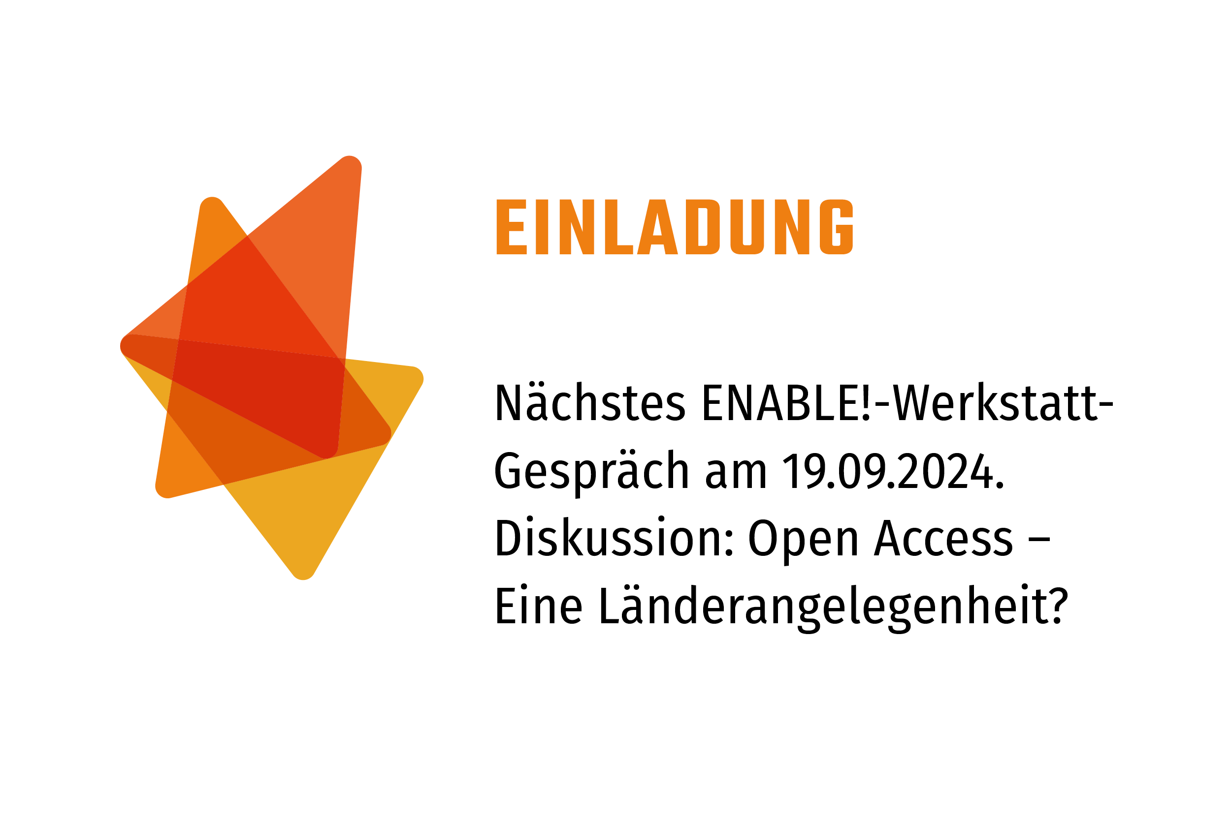 Einladung Werkstattgespräch 19.09.2024