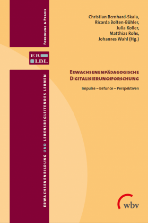 Cover des Buches Erwachsenenpädagogische Digitalisierungsforschung